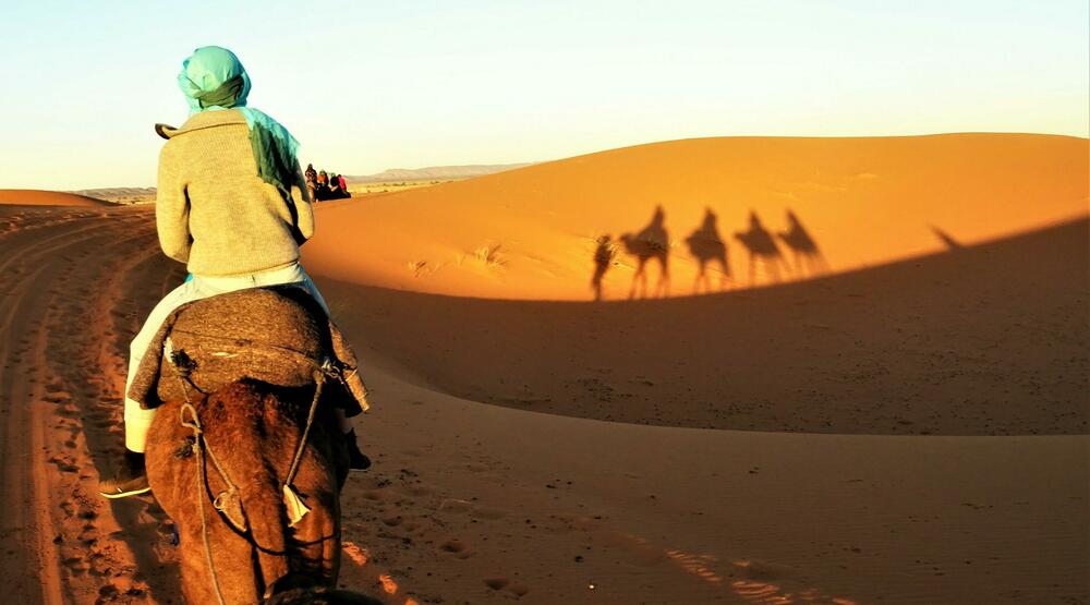 Fjell og ørken i Marokko