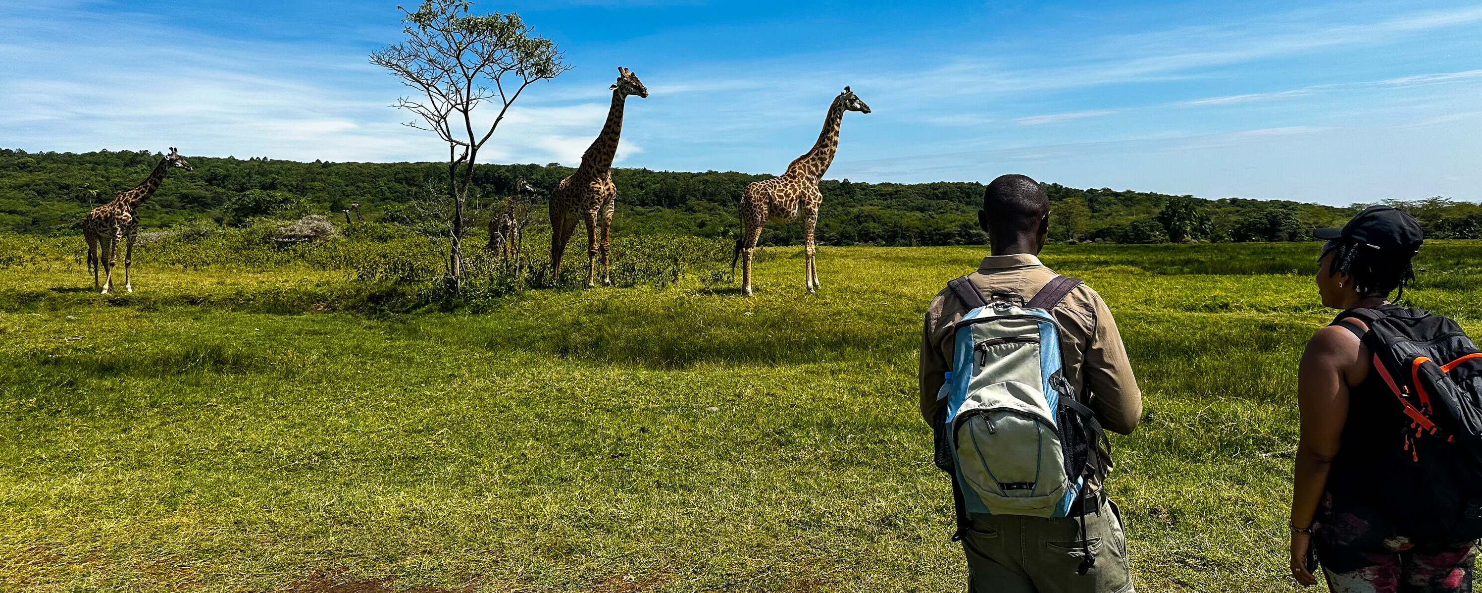 Vi skal på safari til fots in Arusha Nasjonalpark